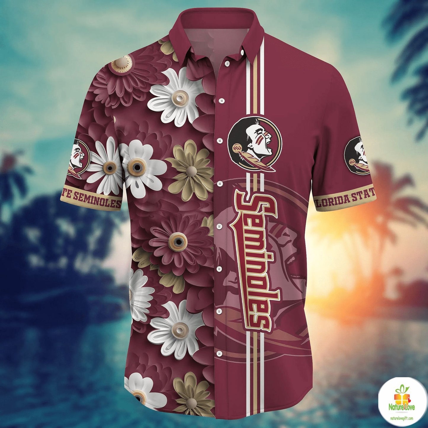 Florida State Seminoles NCAA Hawaiian Shirt Scorching Aloha Design