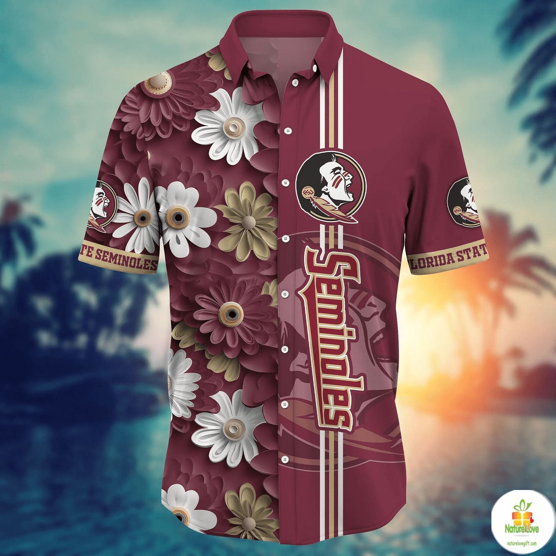 Florida State Seminoles NCAA Hawaiian Shirt Scorching Aloha Design