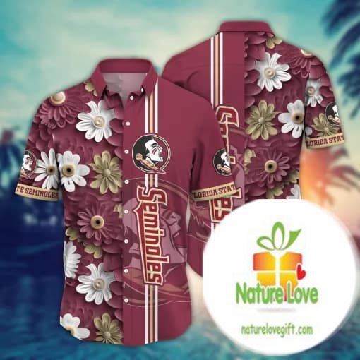Florida State Seminoles NCAA Hawaiian Shirt Scorching Aloha Design