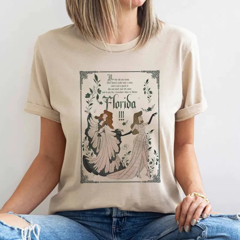 Florida T-Shirt TS Florence Tshirt TTPD The Tortured Poets Department Tee The Eras Tour Taylors Version Swiftie Fan Merch