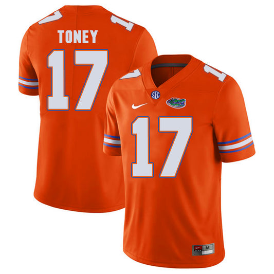 Florida Gators Kadarius Toney 17 Orange