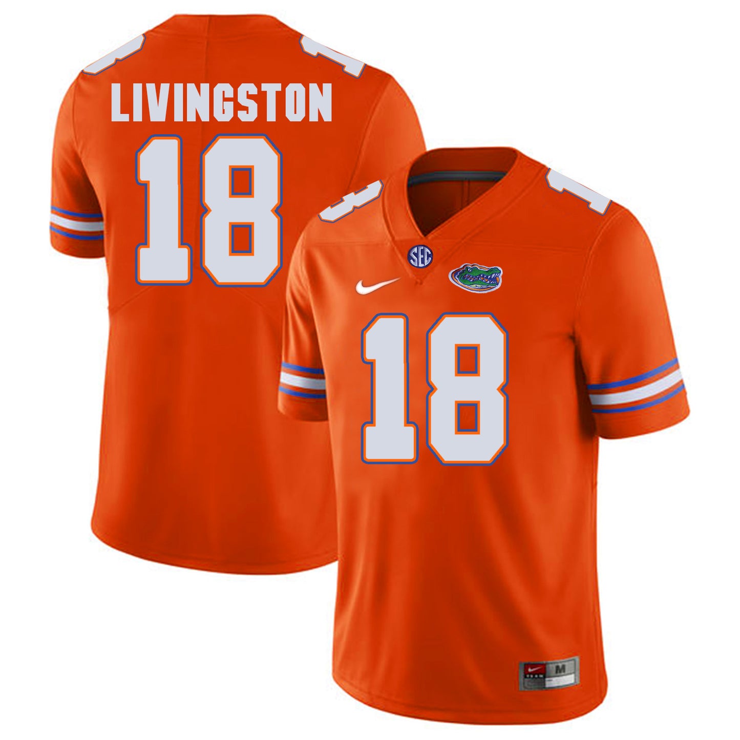 Florida Gators LIVINGSTON 18 Orange