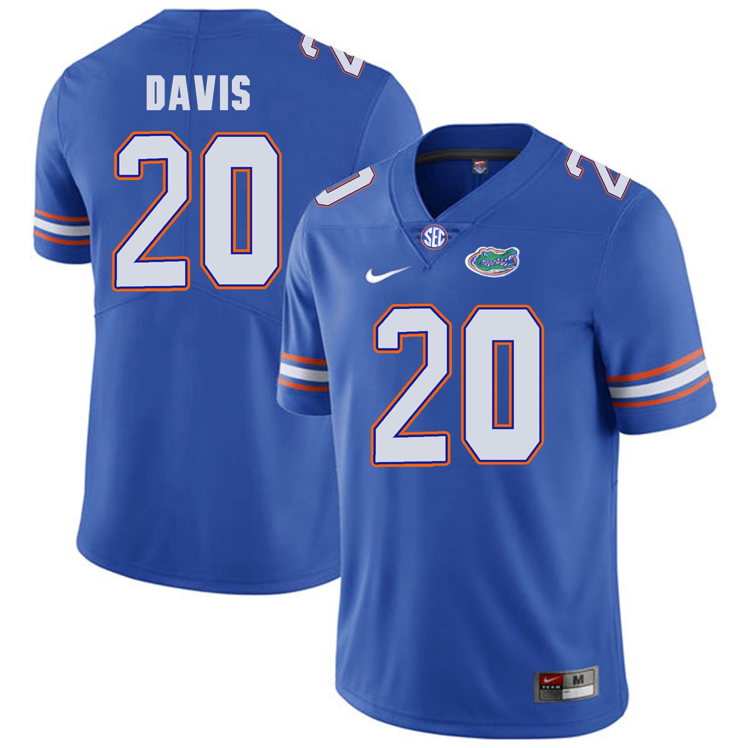 Florida Gators Malik Davis 20 Blue
