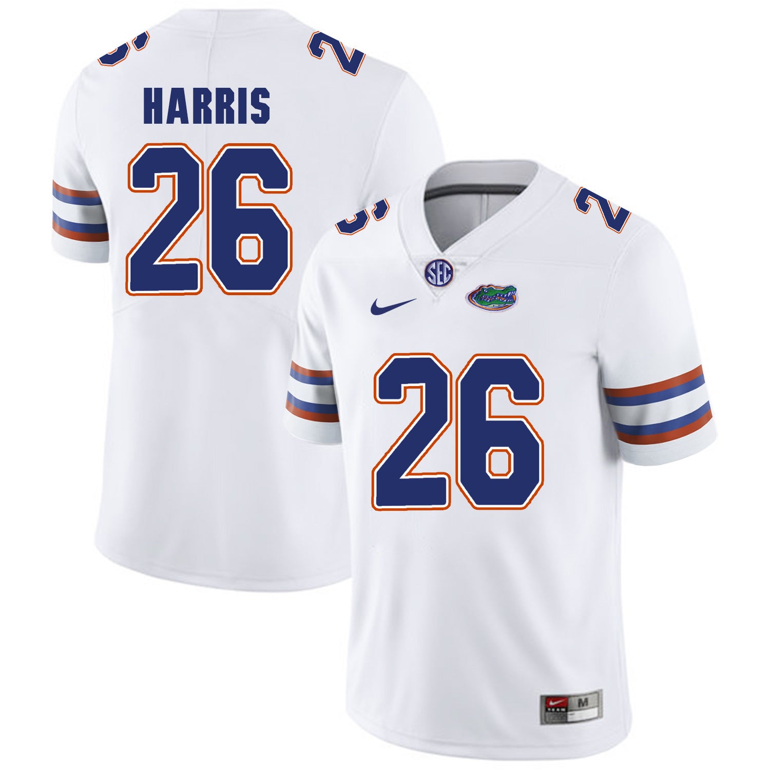 Florida Gators Marcell Harris 26 White