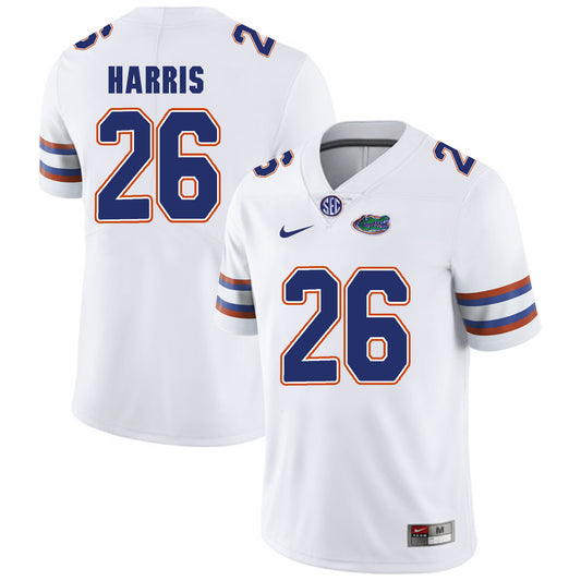 Florida Gators Marcell Harris 26 White