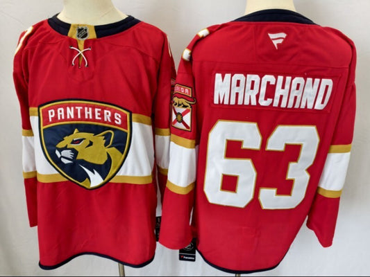 Florida Panthers #63 Brad Marchand Panthers Style 3