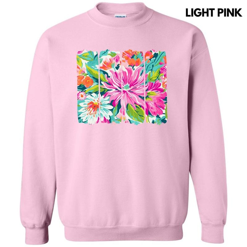 Flower Artwork Sweatshirt 'NLB' T-Shirts, Hoodie | InkThreadWorks.com