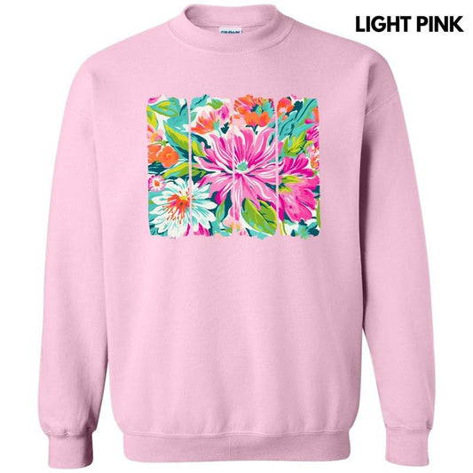 Flower Artwork Sweatshirt 'NLB' T-Shirts, Hoodie | InkThreadWorks.com