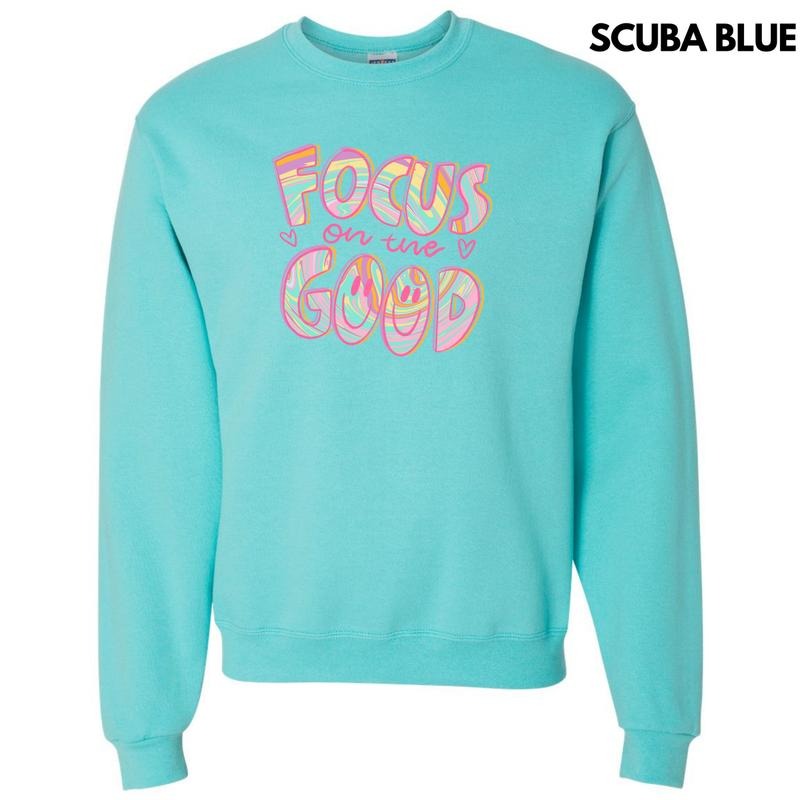 Focus On The Good Swirls Sweatshirt 'NLB' T-Shirts, Hoodie | InkThreadWorks.com