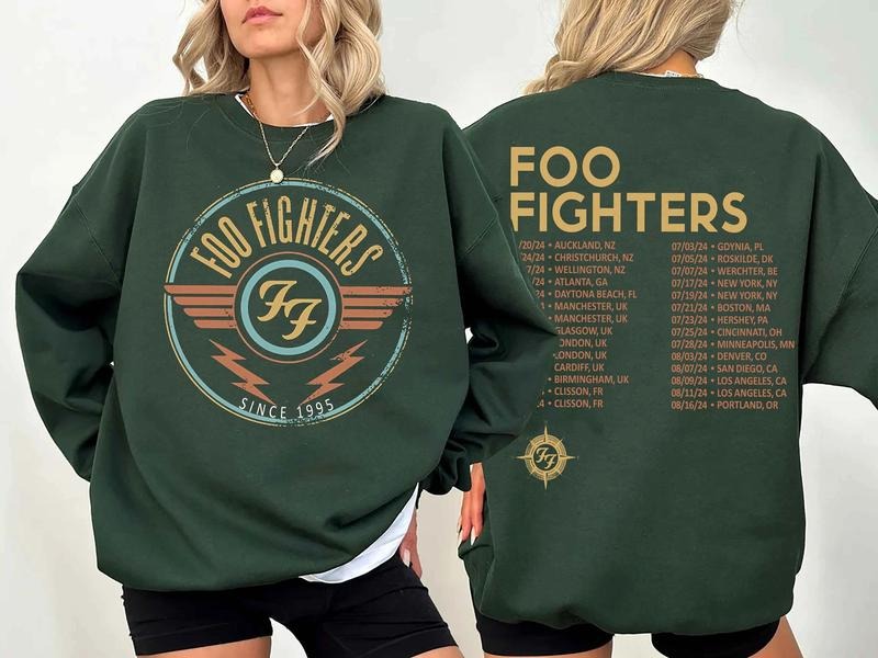 Foo Fighters 2024 Tour Shirt, Everything Or Nothing At Shirt Best Price