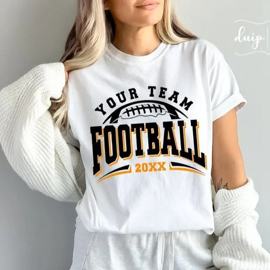Football Game Day Shirt, T-Mom Shirt, Football Shirt For Women, Sports Mom Shirt, Mothers Day Gift, Family Footbal Shirt. shirt trend 2025, shirt best selling