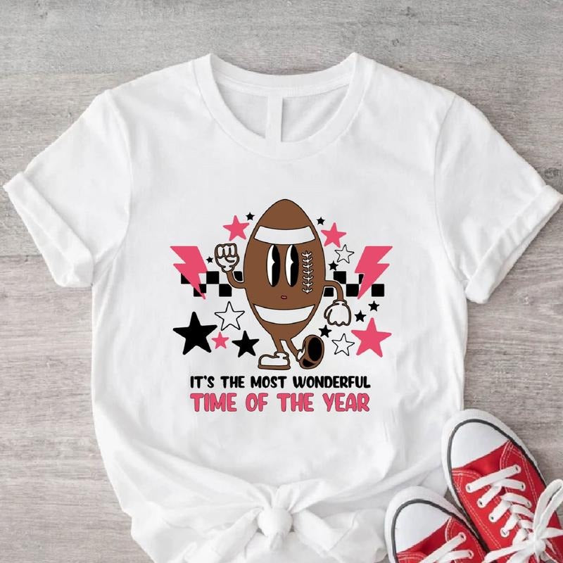 Football Shirt, It's The Most Wonderful Time Of The Year T-Shirt, Sport Lover Gift Tee, Game Matching Day Shirt, Football...