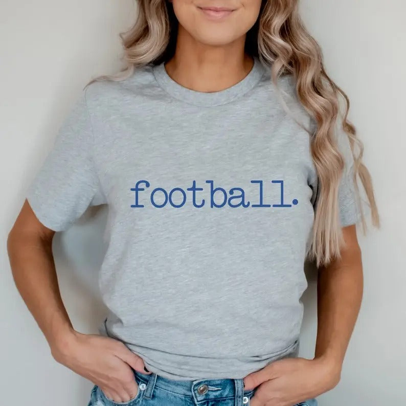 Football Shirt, Team Colors Football TShirt, Gameday T-Shirt, Football Mom Dad Shirt, Football Season Tee, Matching...