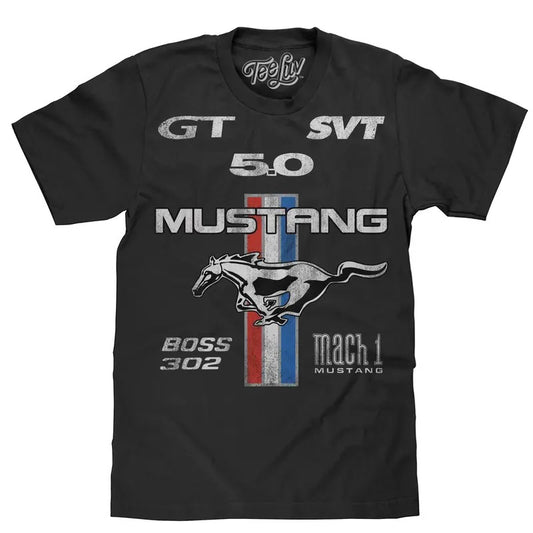 Ford Mustang Boss 302 T-Shirt - Black Hoodie, Sweatshirt | InkThreadWorks.com