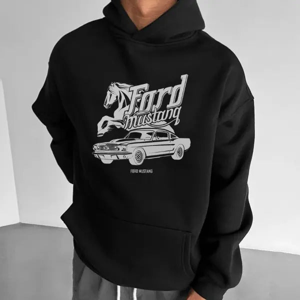 Fordd Mustangg Hoodie, Unisex, Menswear, Street Racing men Shirt, Car Hoodie, Boyfriend Gift graphic hoodies