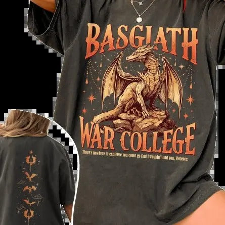 Fourth Wing Basgiath War College Shirt, Riders Quadrant Shirt Designs, Dragon Rider Shirt, Fantasy Shirt Hoodie, Sweatshirt