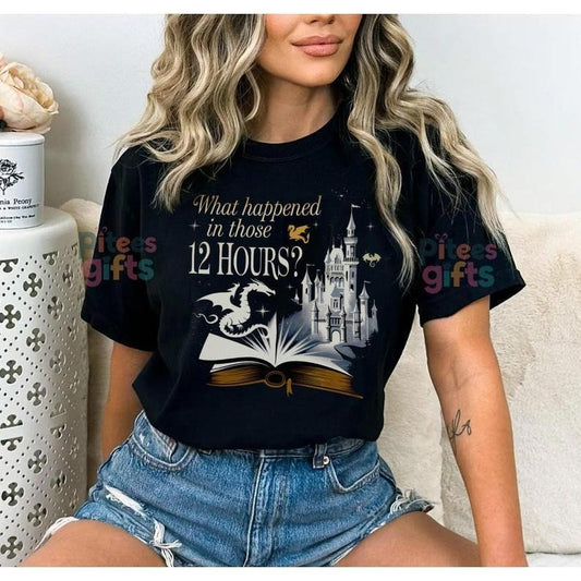 Fourth Wing Series Gildan T-Shirt For Fans, The Quest Squad Onyx Storm T-Shirt, 12 Hours Dragon Rider Tee, Book Merch...