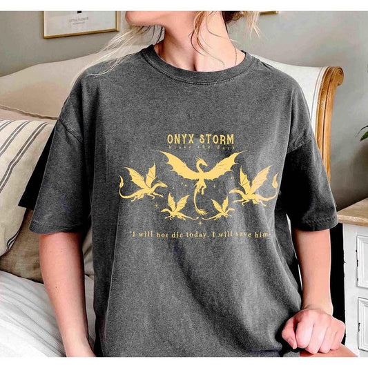 Fourth Wing Series Shirt, Onyx Storm, Dragon Rider, Bookish Tee Gift For Book Lover, Fantasy book, Violet...