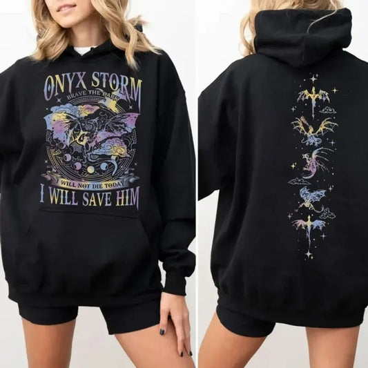 Fourth Wing Series T Shirt, Onyx Storm Brave The Dark Sweatshirt, Dragon Rider Hoodie, Bookish Tee Gift For Book Lover, Violet Sorrengail, Unisex Sweater Pullover Tee
