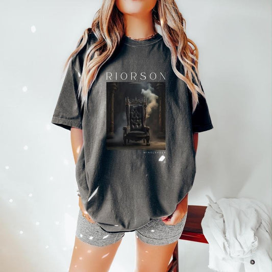 Fourth Wing Shadow Daddy Oversized Tee, Wingleader, Xaden Riorson, Rebecca Yarros, Romantasy Gift for Book Lover, Book...