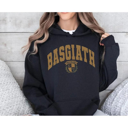 Fourth Wing Shirt 2 Sides, Basgiath War College Sweatshirt, Fourth Wing Hoodie, Dragon Rider Bookish Shirt, The Empyrean...