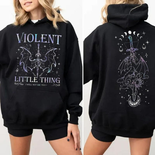 Fourth Wing Shirt, Violet Sorrengail Sweatshirt, Violent Little Thing T Shirt, Xaden Riorson Tee, Dragon Rider Hoodie,...