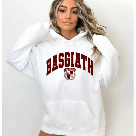 Fourth Wing Sweatshirt Basgiath War College Hoodie Fourth Wing Tshirt Dragon Rider Shirt Bookish Sweater The Empyrean...