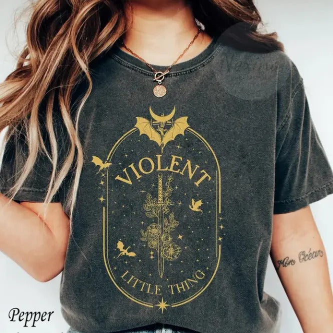 Fourth Wing Violet Sorrengail Band Shirt, Silver One Basgiath War College, Dragon Rider, Xaden Riorson, The Empyrean...