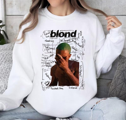 Frank Ocean Blond Album Shirt, Frank Ocean Fan Shirt Hoodie, Sweatshirt | InkThreadWorks.com