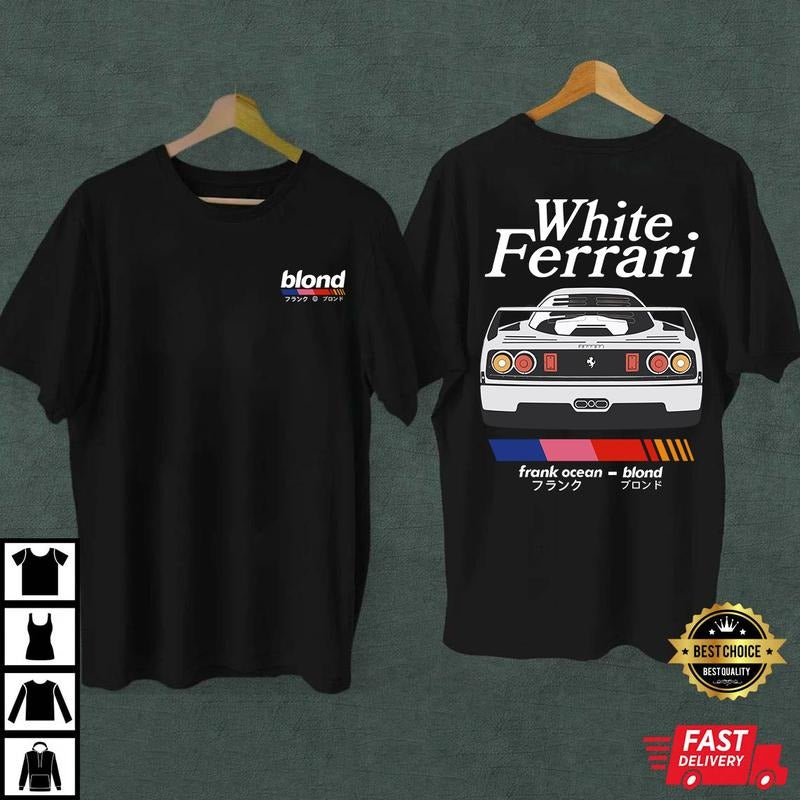 Frank Ocean White Ferrar Shirt, Frank Ocean Hoodie, Blonde Sweatshirt | InkThreadWorks.com