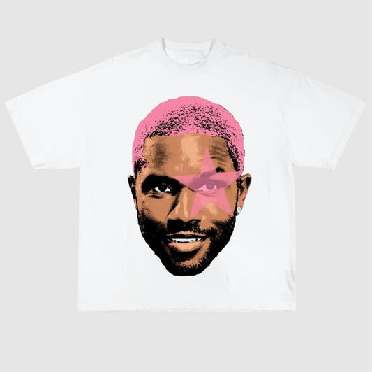 Frank Pink Blond Rapper Hip Hop Graphic Tee Shirt Menswear Top Streetwear
