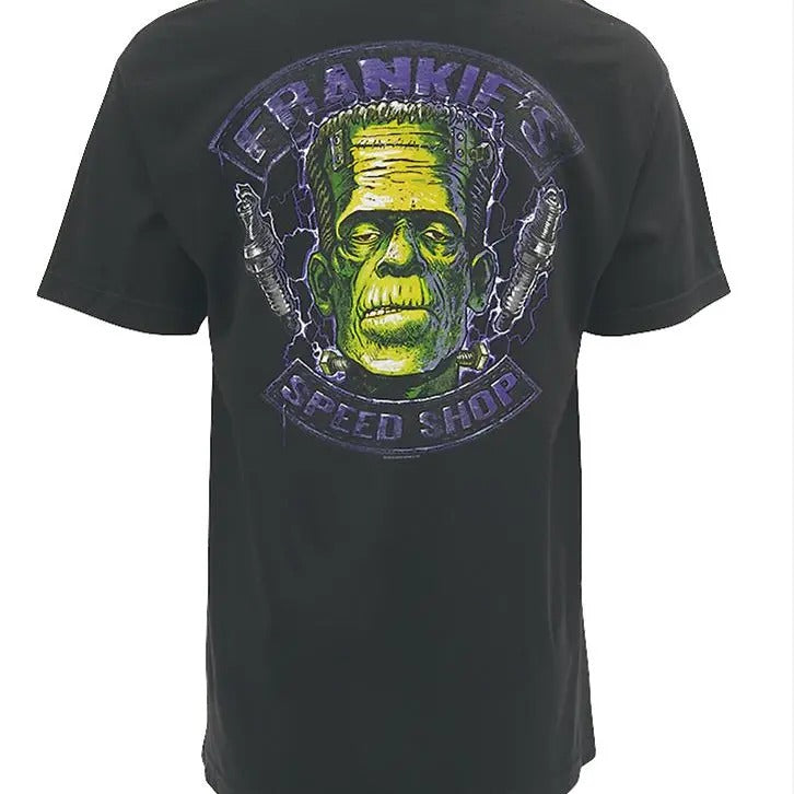 Frankie's Speed Shop T-Shirt mens  clothing Crewneck Cotton Hoodie, Sweatshirt | InkThreadWorks.com