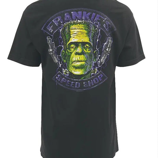 Frankie's Speed Shop T-Shirt mens  clothing Crewneck Cotton Hoodie, Sweatshirt | InkThreadWorks.com