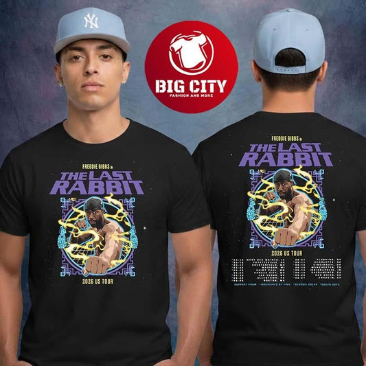 Freddie Gibbs The Last Rabbit US Tour 2026 Schedule Two Sided Shirt