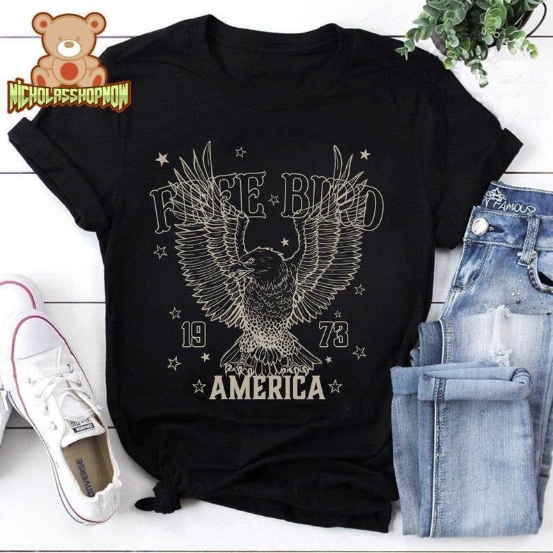 Free Bird Shirt, Rock Band Tee, Rock Lover Shirt Hoodie, Sweatshirt | InkThreadWorks.com