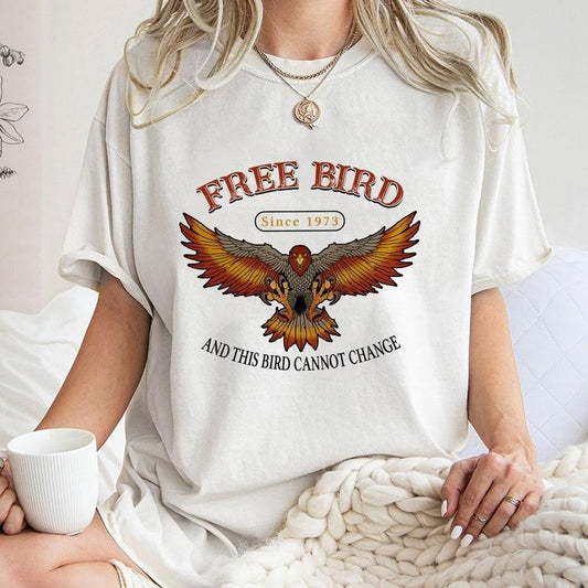 Free Bird Shirt, Trending Tee Shirt, Funny Bird Watcher Shirt, Rock Band T-Shirt