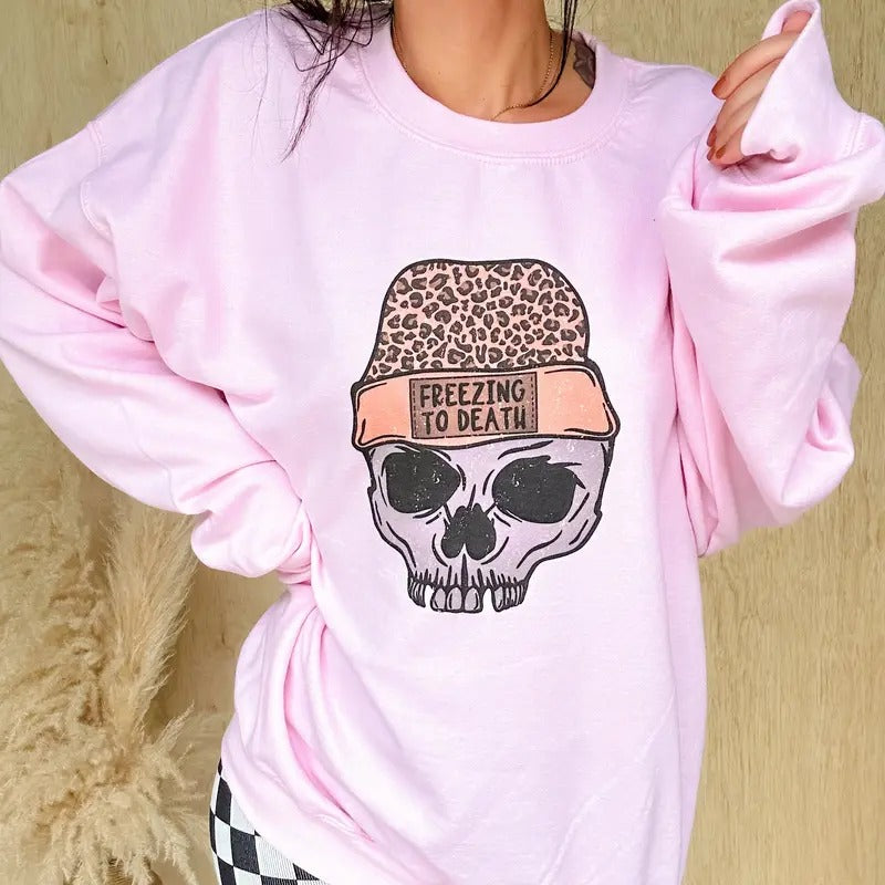 Freezing To Death Graphic Pullover