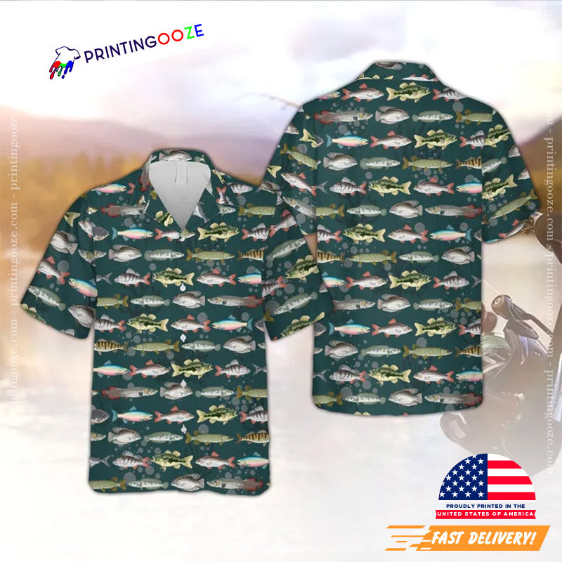 Freshwater Fishing Lover Hawaiian Shirt