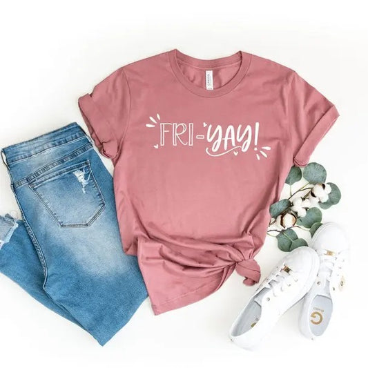 Friday Shirt, Friyay Shirt, Teacher Shirt, Funny Teacher Shirt, Mom Shirt, Funny Mom Shirt,Weekend Shirt,Cute Women...