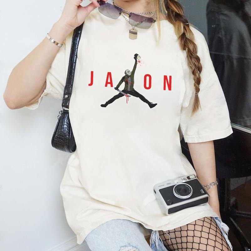 Friday the 13th Movie Shirt Jason Voorhees Air Jason Shirt Funny Halloween Gift Shirt Horror Halloween Movie Shirt