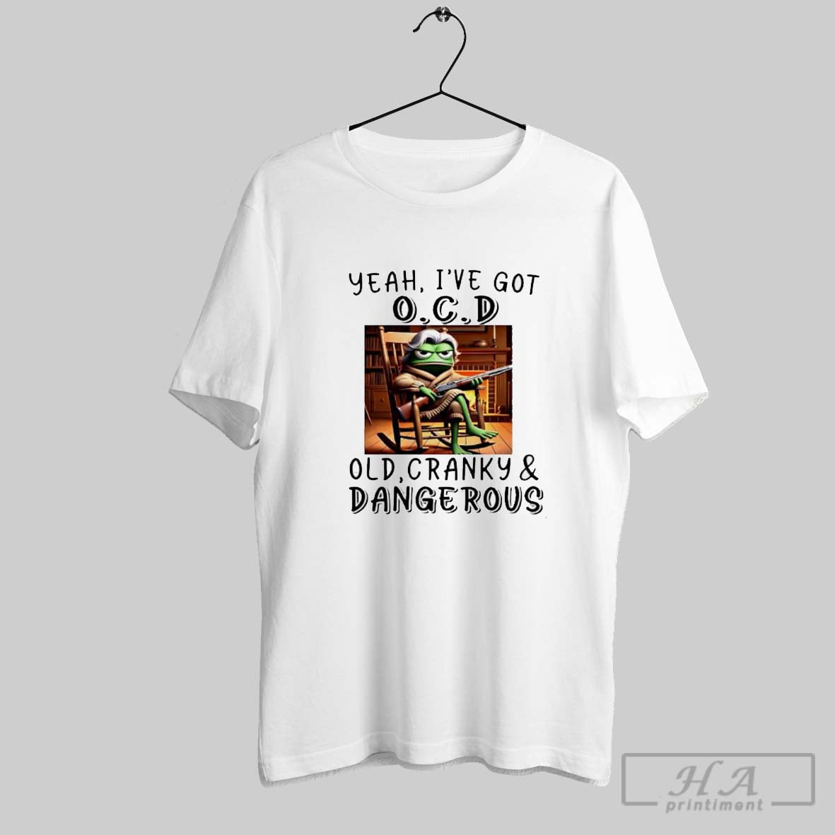 Frog Yeah Ive Got Ocd Old Cranky And Dangerous