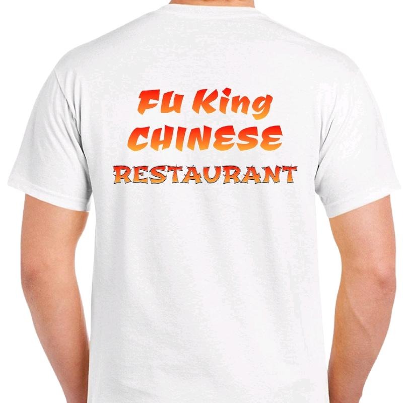 Fu King Chinese Restaurant T-Shirt for Men - 100% Cotton - Menswear Top Tshirt Hoodie, Sweatshirt | InkThreadWorks.com