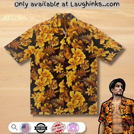 Full Printed Goro Majima Hawaiian Shirt