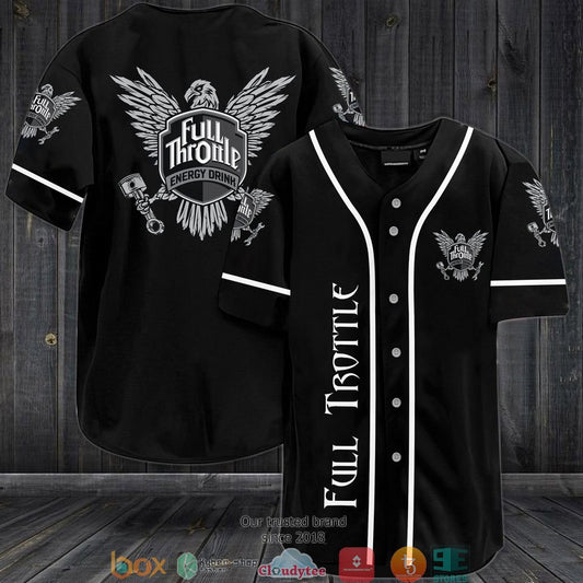 BEST Full Throttle Energy Drinks Baseball Jersey