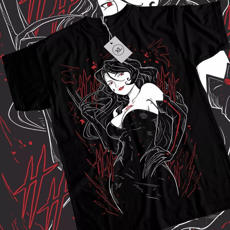 Fullmetal Alchemist Anime T-shirt & Sweatshirt, Lust Kawaii Girl Waifu Graphic Tee, Anime Manga Lover Gifts Ball Comfort