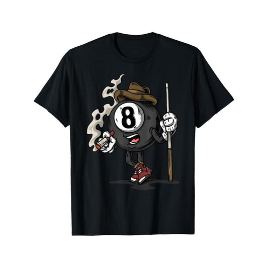 Funny 8 Ball Billiard Pool Player Eight Ball Billiards T-Shirt Made in USA Hoodie, Sweatshirt | InkThreadWorks.com