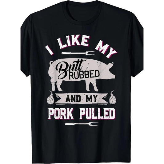 Funny BBQ Grilling Quote Pig Pulled Pork T-Shirt Made in USA Hoodie, Sweatshirt | InkThreadWorks.com