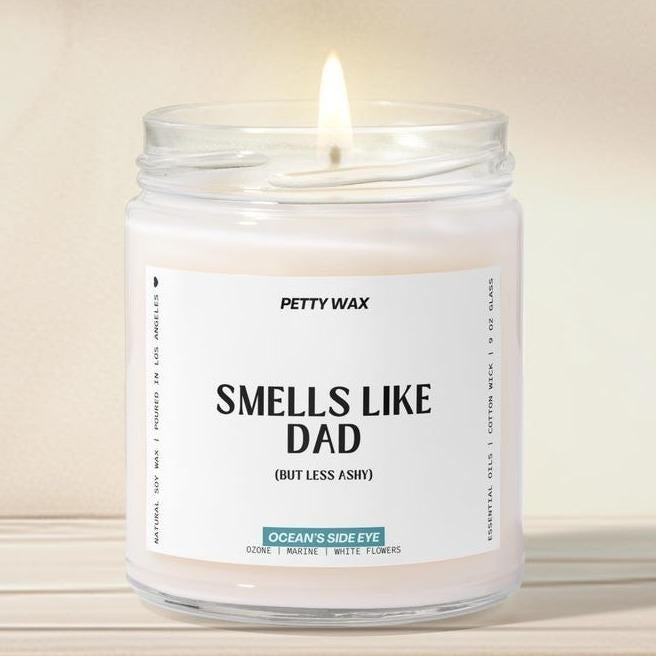 Funny Candle for Mother, Dead Father Gift for Mom, Dark Humor Dead Dad, Sarcastic Daughter Son Joke Present