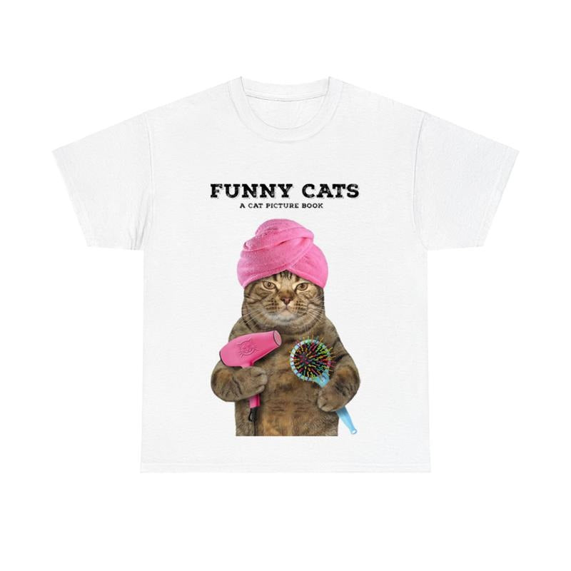 Funny Cat Tee, A Cat Picture Book Funny Cat Shirt Hoodie, Sweatshirt | InkThreadWorks.com