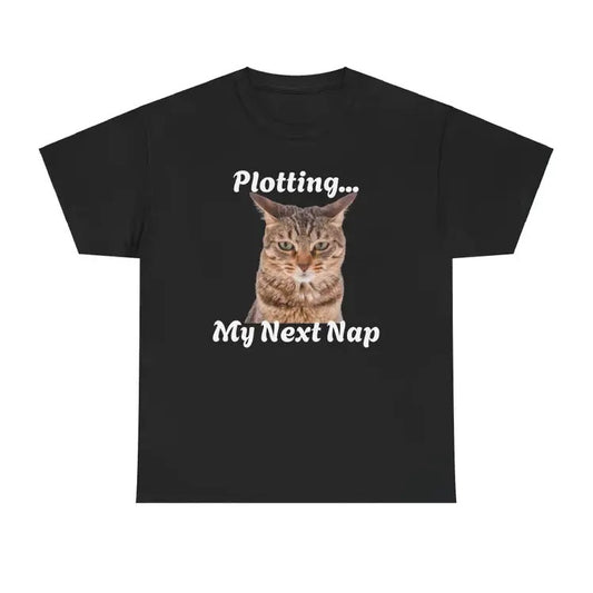 Funny Cat Tee, Cat Lover Shirt, Plotting My Next Nap T-Shirt Hoodie, Sweatshirt | InkThreadWorks.com